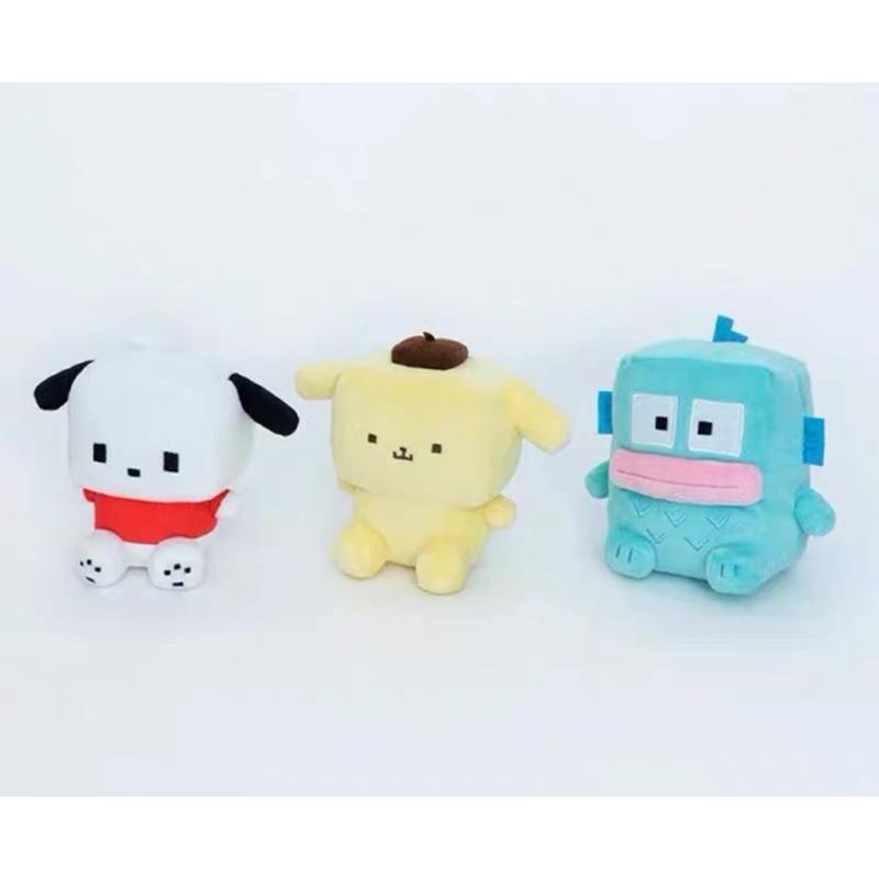 【沁的娃娃屋】❤️台灣出貨❤️三麗鷗方塊臉娃娃 擺飾 帕恰狗 布丁狗 漢頓 搞怪可愛 交換禮物 生日禮物-細節圖2