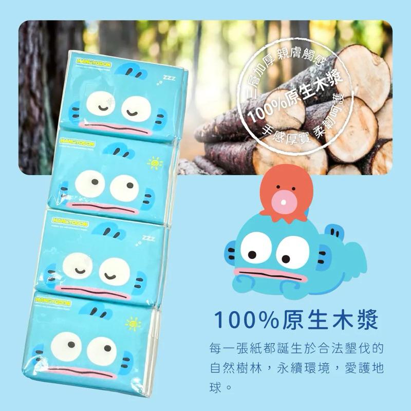 【沁的娃娃屋】❤️台灣出貨❤️台灣正版授權人魚漢頓100%原生木槳迷你衛生紙 迷你紙手帕 袖珍面紙 方便攜帶 媽媽包-細節圖3