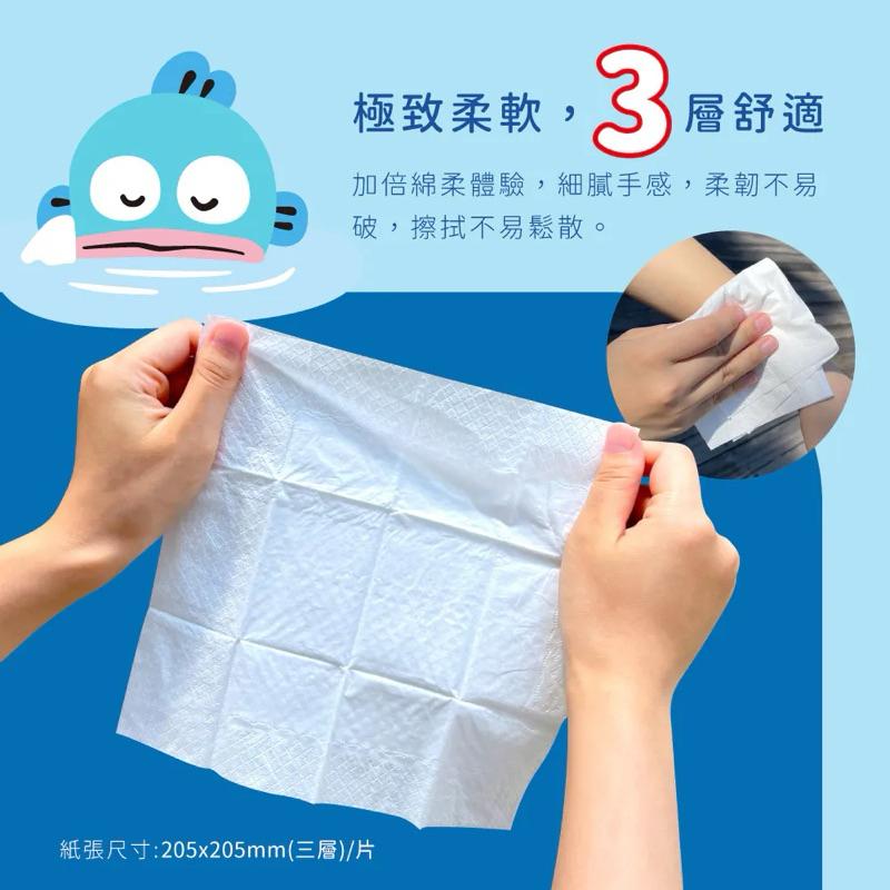 【沁的娃娃屋】❤️台灣出貨❤️台灣正版授權人魚漢頓100%原生木槳迷你衛生紙 迷你紙手帕 袖珍面紙 方便攜帶 媽媽包-細節圖5