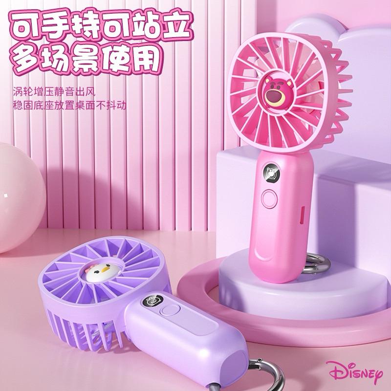 【沁的娃娃屋】❤️台灣出貨❤️風力極強✨正版授權迪士尼手持便攜式小風扇 夏天必備 出遊必備 唐老鴨 熊抱哥 黛西 三眼怪-細節圖2