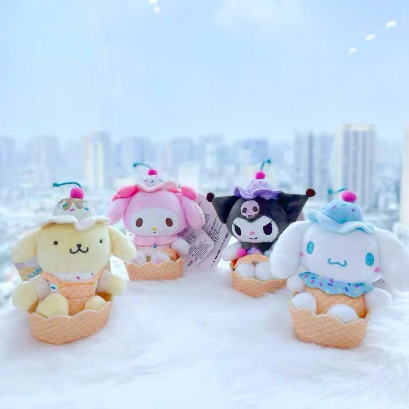 【沁的娃娃屋】❤️特價出清❤️三麗鷗甜筒娃娃吊飾 擺飾 大耳狗 庫洛米 美樂蒂 布丁狗 交換禮物 生日禮物-細節圖5