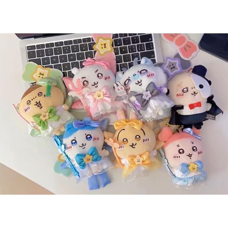 【沁的娃娃屋】❤️台灣出貨❤️日版吉伊卡哇x美少女戰士聯名娃娃吊飾 擺飾 小可愛 小八貓 烏薩奇 小桃 栗子 名古屋-細節圖4