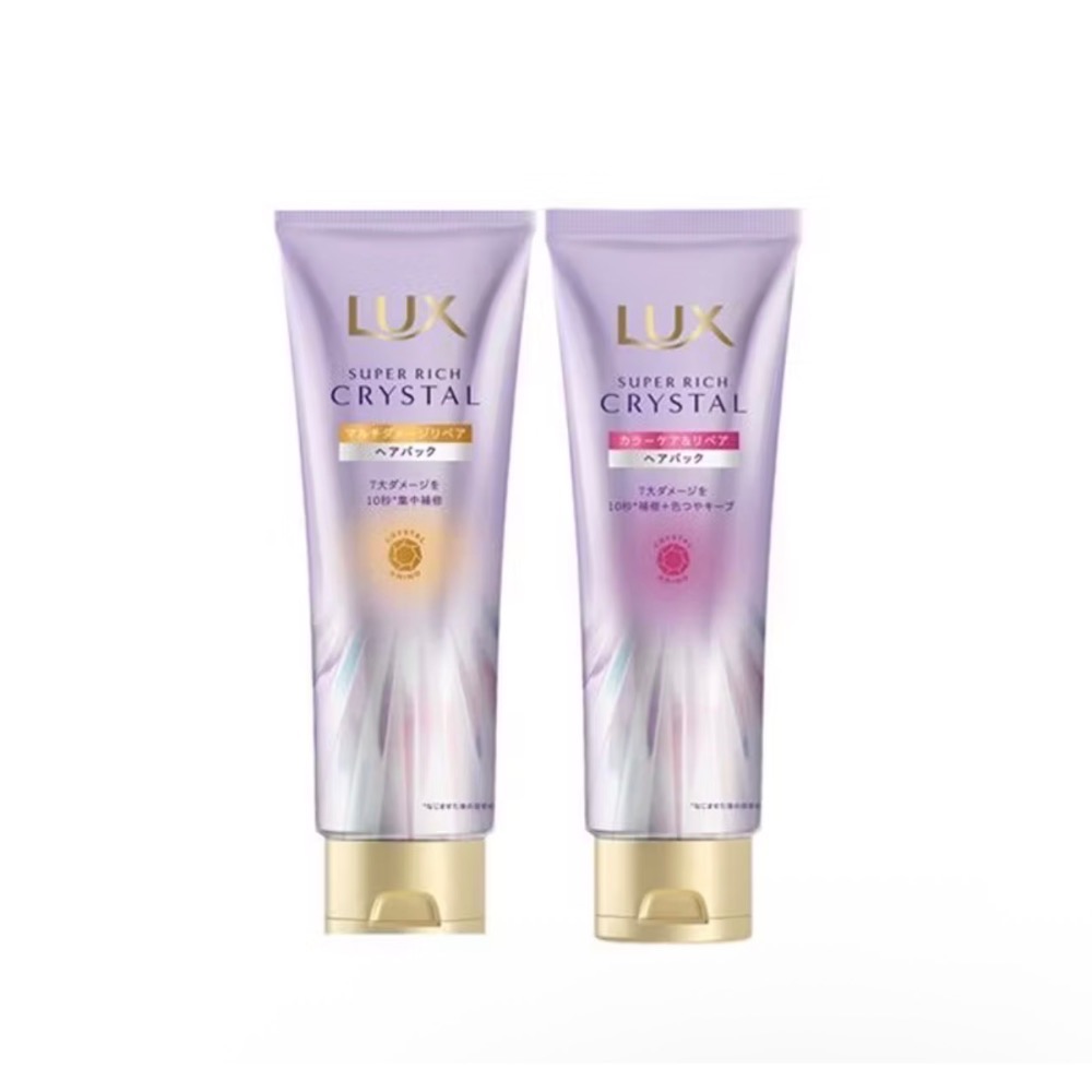 【LUX麗仕】 極輕光護膜洗髮精450ml/髮膜180ml (頭髮雨衣 護色聚光/蓬鬆修護)-細節圖2