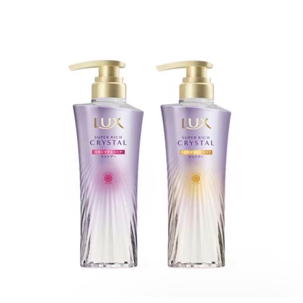 【LUX麗仕】 極輕光護膜洗髮精450ml/髮膜180ml (頭髮雨衣 護色聚光/蓬鬆修護)-細節圖3