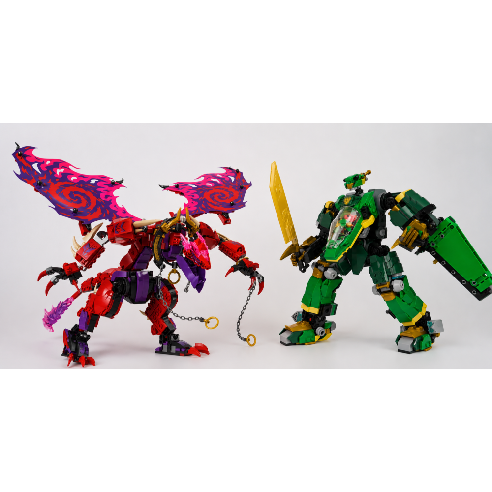 LEGO 71845 拆賣機甲 (無人偶) 可與雷牙擺一起對戰如圖二-細節圖2