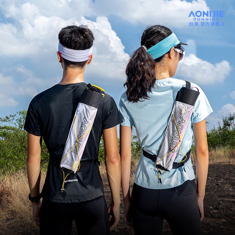 AONIJIE奧尼捷 兩用登山杖背袋 【台灣官方旗艦店】 越野背包跑杖外掛袋 登山杖收納袋 折疊杖包 登山杖包 野跑杖包-細節圖8