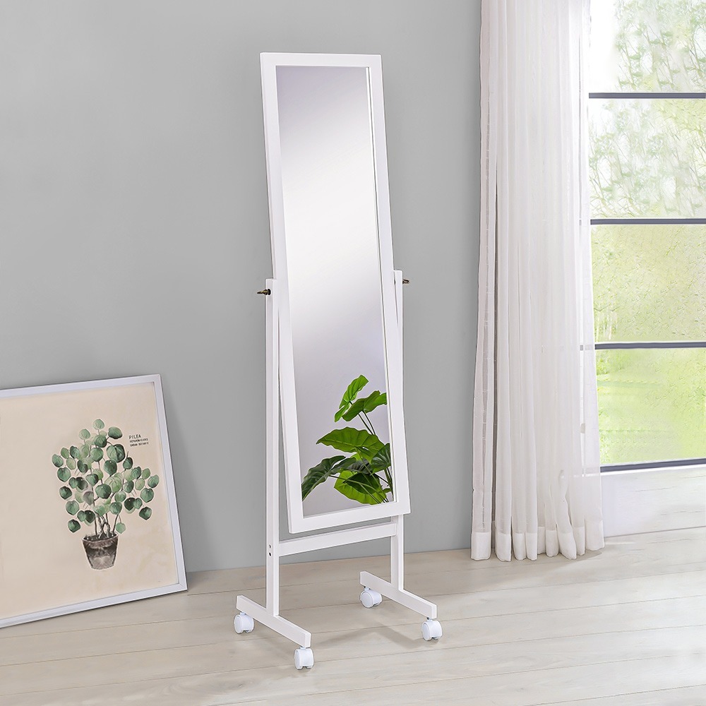 【AAA】松木美背活動式全身立鏡 - 3色可選-規格圖1