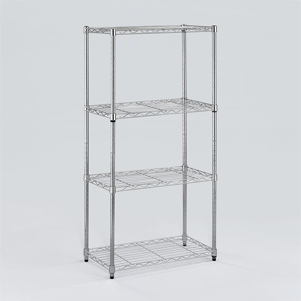 【AAA】六分管輕型四層置物架 - 60x30x120cm (3色可選)-規格圖1