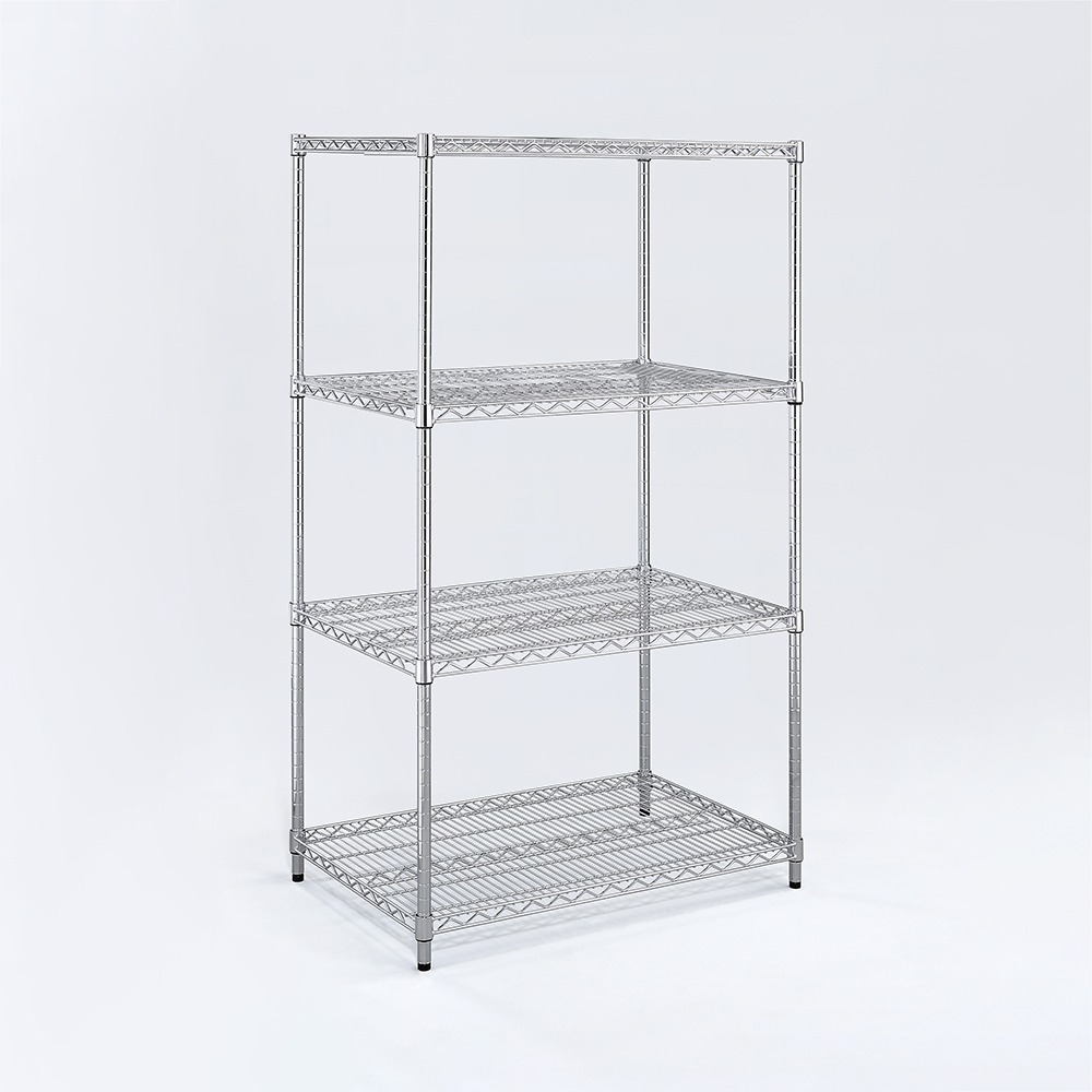 【AAA】耐重鐵力士 超重型四層電鍍置物架 - 90x60x150cm (鉻色)-細節圖2