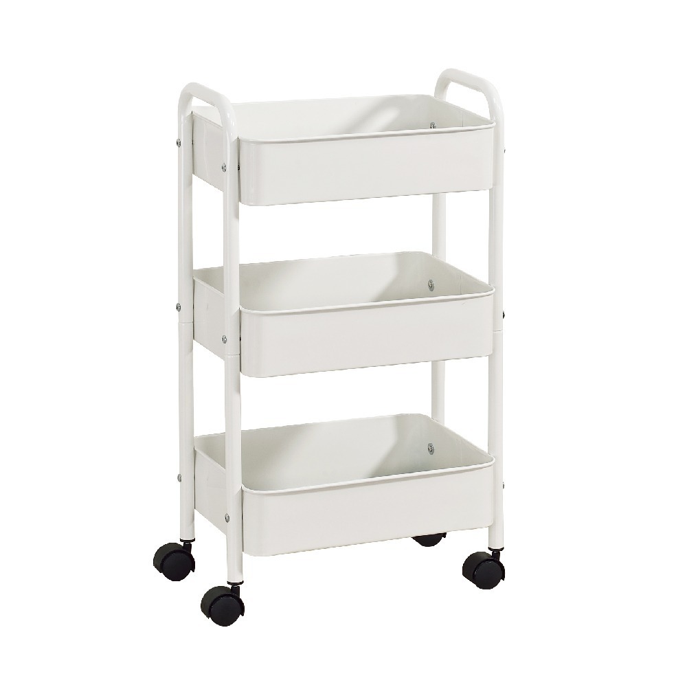 【AAA】超輕巧三層置物收納車 - 5色可選-規格圖5
