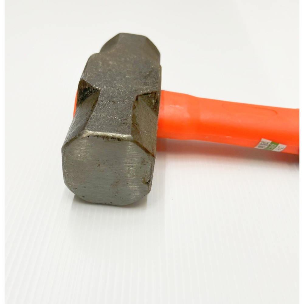 【松駿小舖】含稅 自裝 纖維柄 大槌 2磅 3磅 4磅 5磅 破壞槌 鎚頭 大鎚 鐵鎚 鐵榔頭 雙口鎚 六角鎚 石工錘-細節圖3