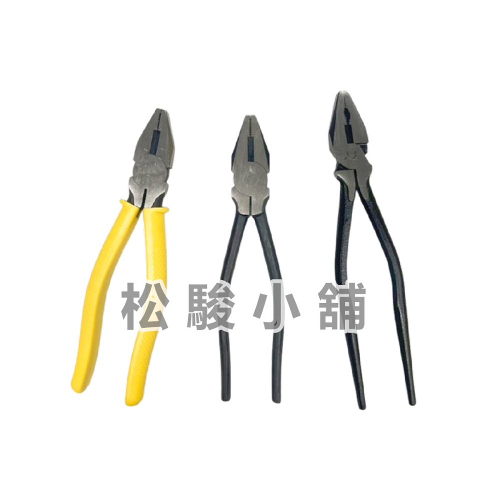 【松駿小鋪】含稅大大 鋼絲鉗 8＂ 9＂ 老虎鉗 TaTa 鉗子 板模鉗 手動工具 手工具 鐵絲鉗 電線鉗 鋼線鉗 電工-細節圖2