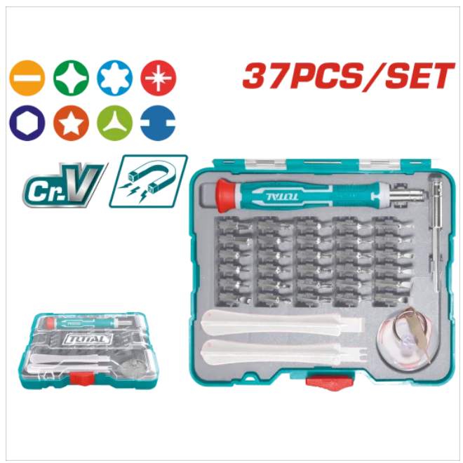 【松駿小舖】含稅 TOTAL 精密起子組套装 32件(TACSD30326) 螺絲起子 iPhone手機 ipad平板-細節圖2