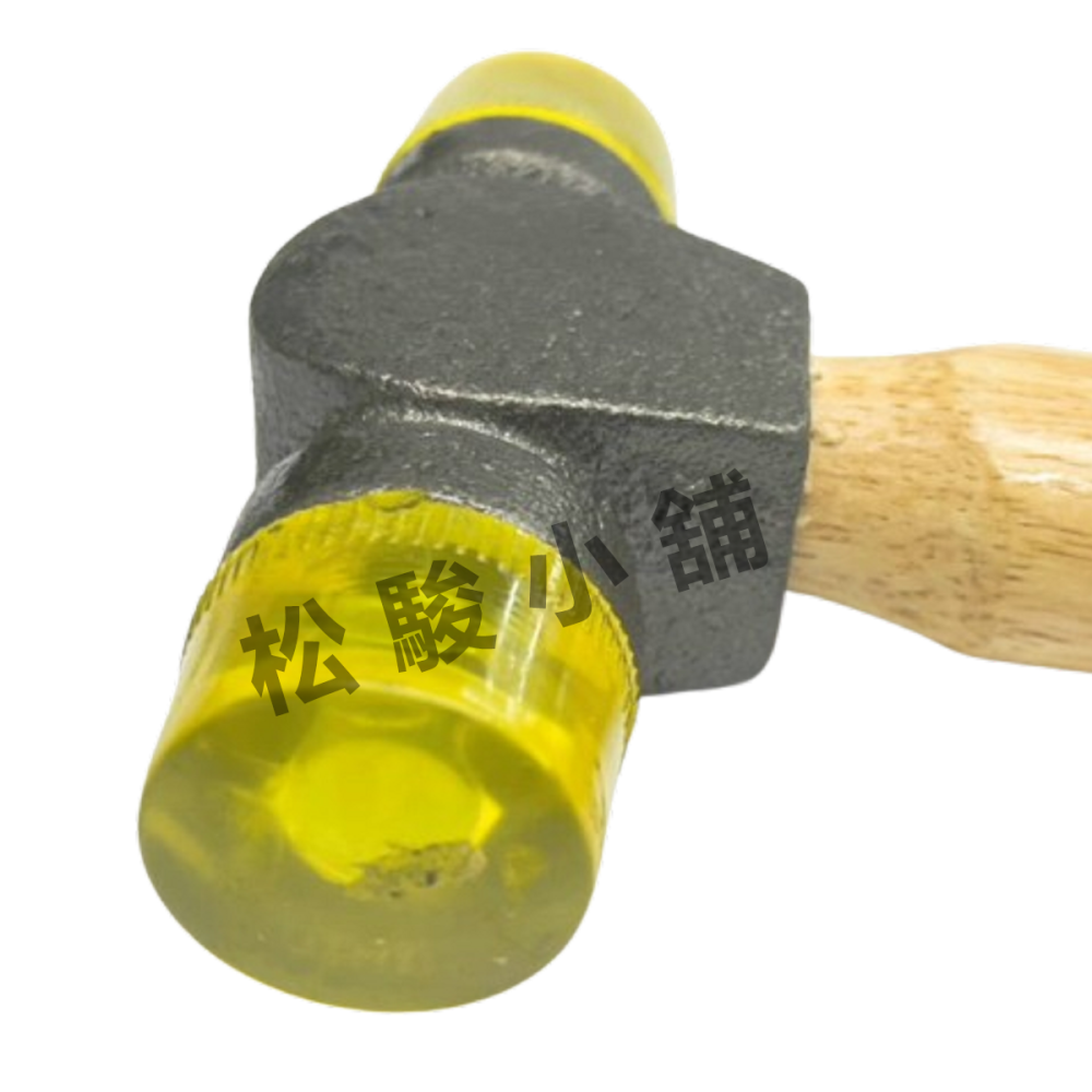 【松駿小舖】含稅 木柄 ACT槌 塑膠槌 透明鎚 手工藝專用鎚 木柄膠鎚 鎚子 0.5磅 1磅 1.5磅 台灣製-細節圖3