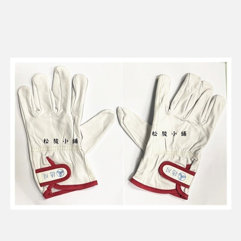 【松駿小舖】含稅 德川 小羊皮 黏扣式 工作手套 705 作業手套 機工 西工 配管 窯業 氬焊 電焊皮手套 焊接手套-細節圖2