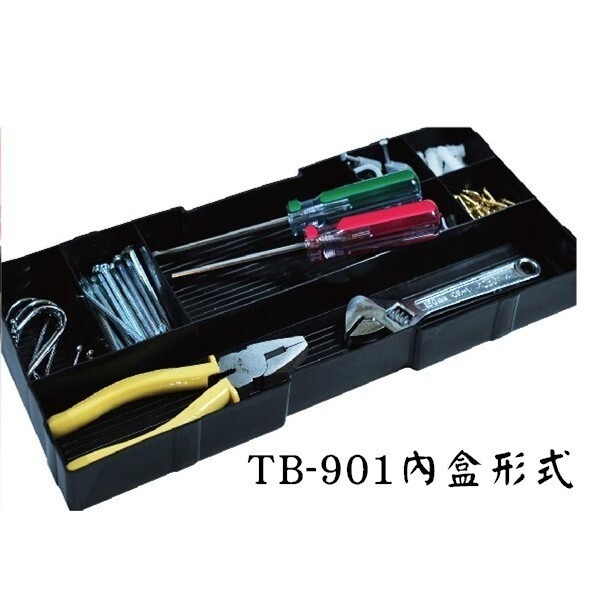 【松駿小舖】SHUTER樹德TB-901 【附發票】專業型工具箱 耐重 零件 工業收納 五金螺絲板手收納-細節圖2