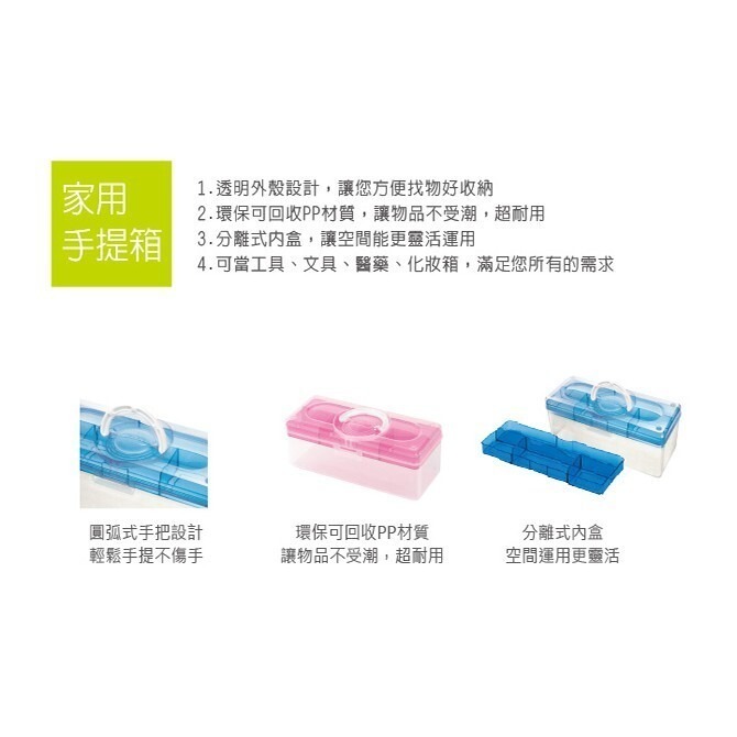 【松駿小舖】SHUTER樹德 TB-302 收納 月光系列 手提箱 工具箱 整理箱 化粧箱 急救箱 水彩箱 文具箱-細節圖2