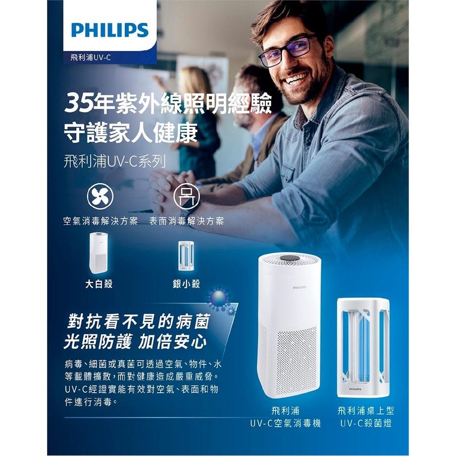 『燈后』附發票  PHILIPS飛 利浦 UV-C 空氣消毒機 UVCA-200 空氣清淨機 殺菌燈 消毒機 防疫首選-細節圖4