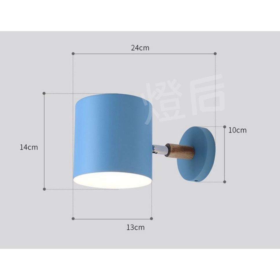 『燈后』附發票 馬卡龍 壁燈 室內壁燈 樓梯燈 走廊燈（本產品不含光源）彩色壁燈 粉色系-細節圖7