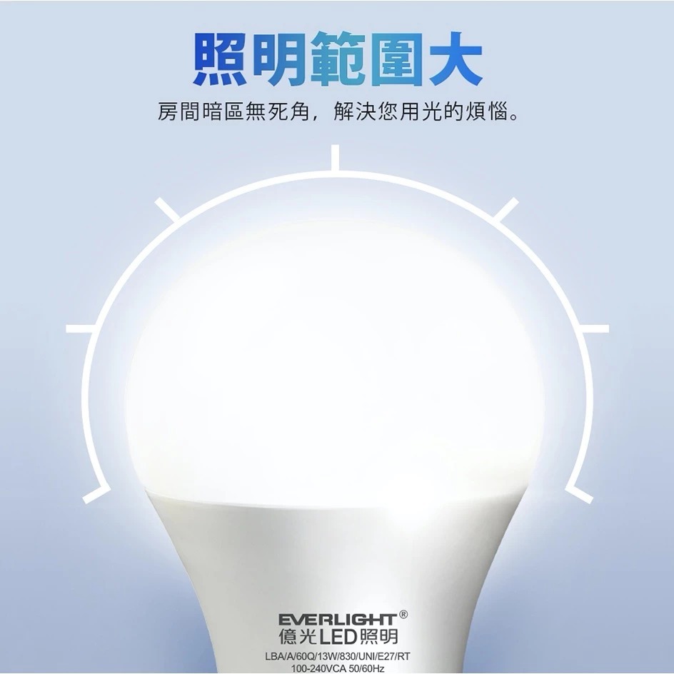EVERLIGHT 億光燈泡 LED燈泡 10w燈泡 13w燈泡 16w燈泡 節能燈泡-細節圖5