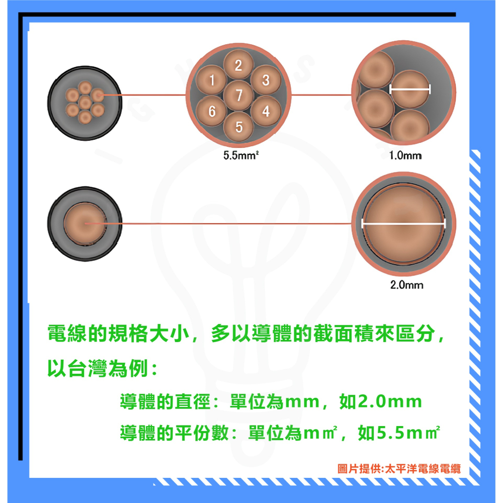 [售價以米為單位] 大山牌 白扁線 1.6mm電線 2.0mm電線 2芯白扁線 電線 零散裁切 單芯線 銅線-細節圖4