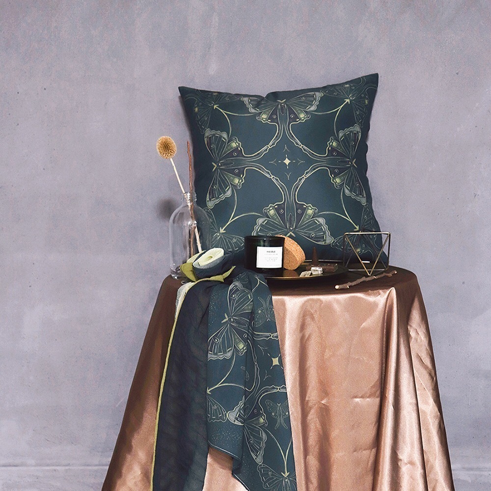 奇幻標本室系列 - 昆蟲抱枕套 (蛾款)-細節圖2