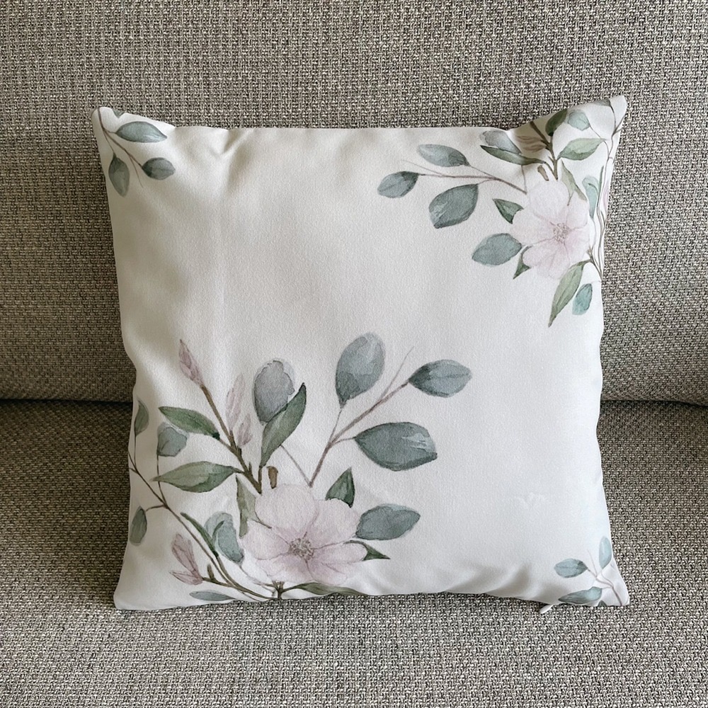漫步植物園系列 - 花草抱枕套 (尤加利款 / 小花束款)-規格圖3