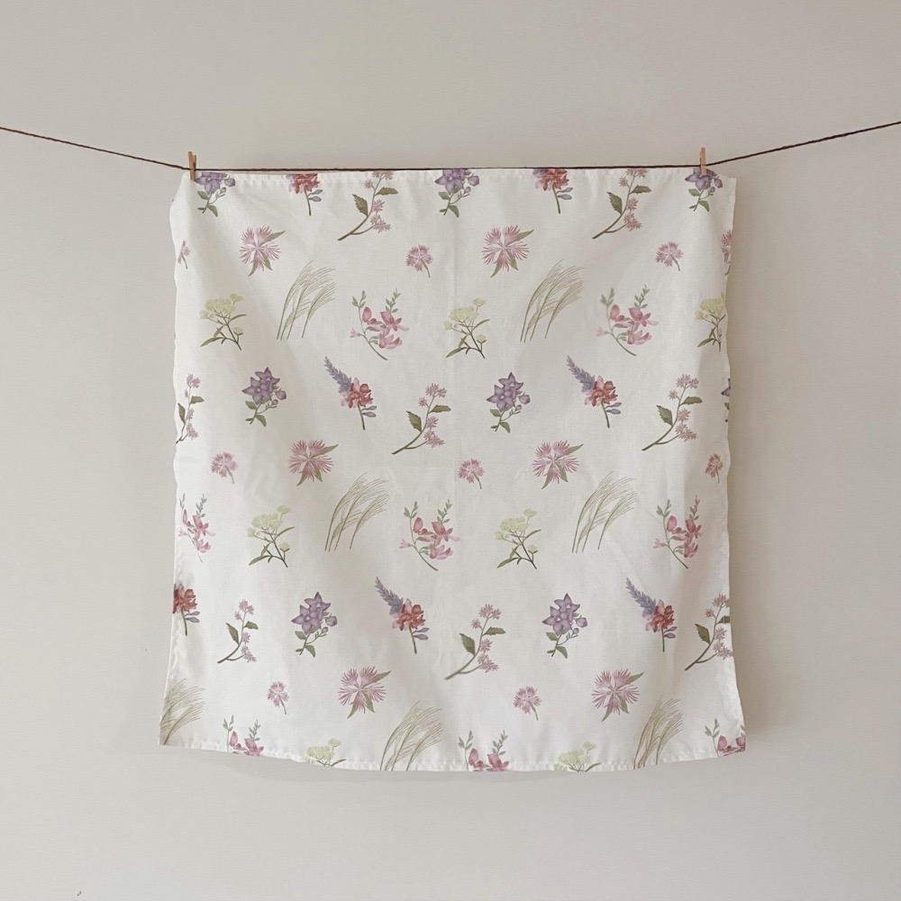 【中秋限定】秋日午茶、秋夜賞月杯墊方巾組 (加贈扇子)-細節圖4