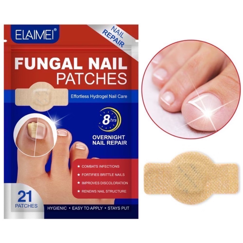【正版】ELAIMEI 足部指甲抑菌貼 美甲貼 腳指甲修護 指甲美容 FUNGAL NAIL PATCHES 指甲修護-規格圖4