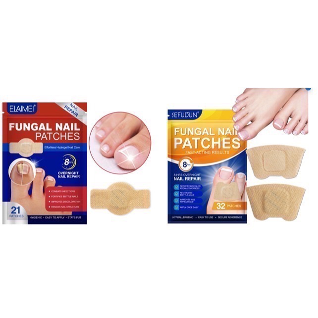 【正版】ELAIMEI 足部指甲抑菌貼 美甲貼 腳指甲修護 指甲美容 FUNGAL NAIL PATCHES 指甲修護-規格圖4
