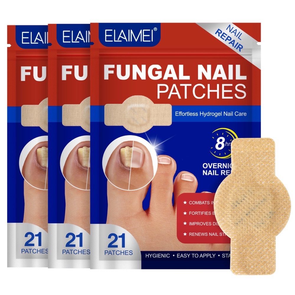 【正版】ELAIMEI 足部指甲抑菌貼 美甲貼 腳指甲修護 指甲美容 FUNGAL NAIL PATCHES 指甲修護-規格圖4