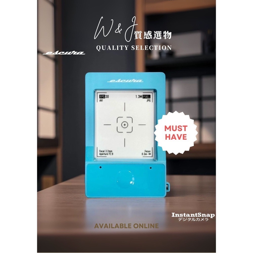 Escura相機 日本直輸 InstantSnap 迷你透明相機 送禮首選 名片大小 Y2K 時尚-細節圖2