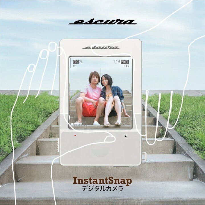 Escura相機 日本直輸 InstantSnap 迷你透明相機 送禮首選 名片大小 Y2K 時尚-規格圖8