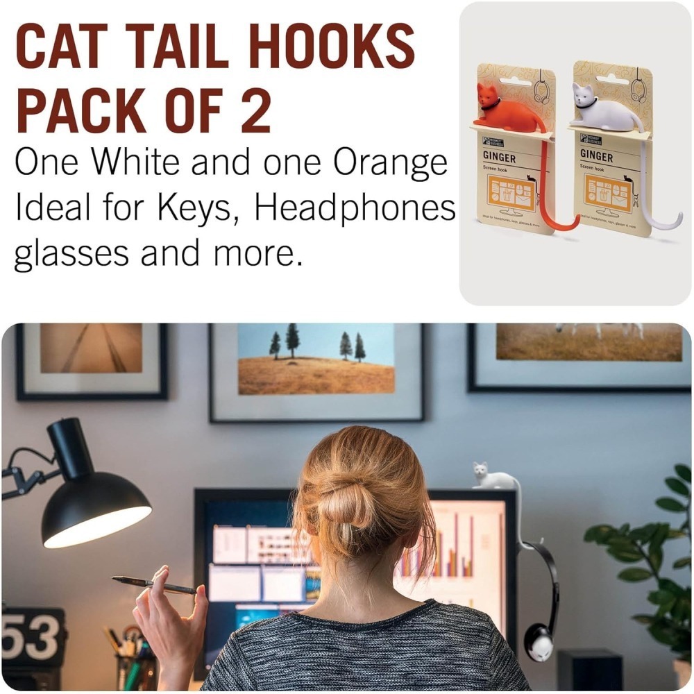 🐾 狗貓尾巴掛鉤｜你的桌面小幫手-細節圖5