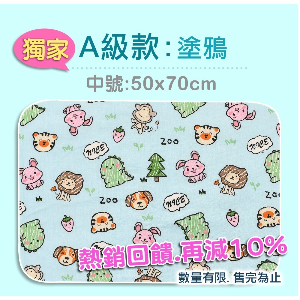 蝦皮〘烏咪之舖〙獨家三層防水墊50x70cm隔尿墊.尿布墊.寵物墊.看護墊（蝦皮8折價）-規格圖4