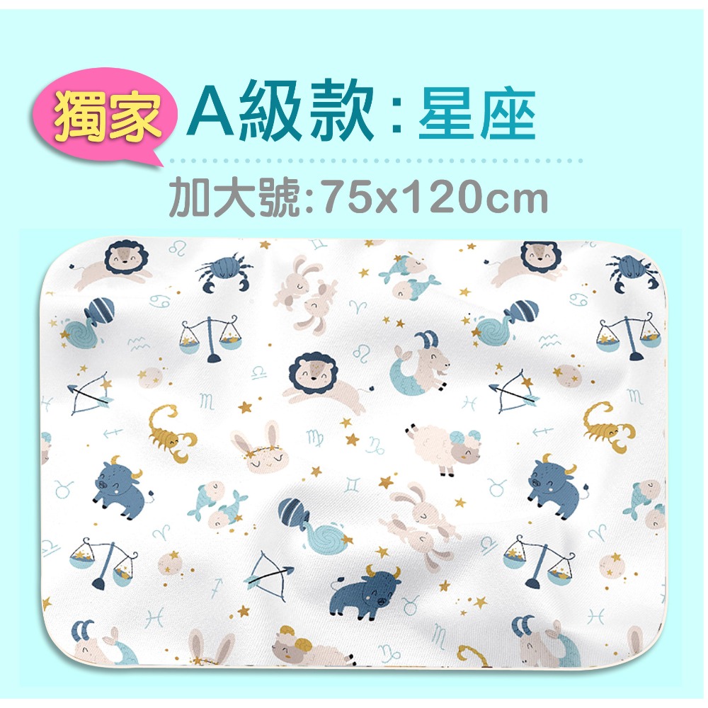 蝦皮8折價〘烏咪之舖〙獨家三層防水墊75x120cm隔尿墊.尿布墊.寵物墊.看護墊-規格圖4