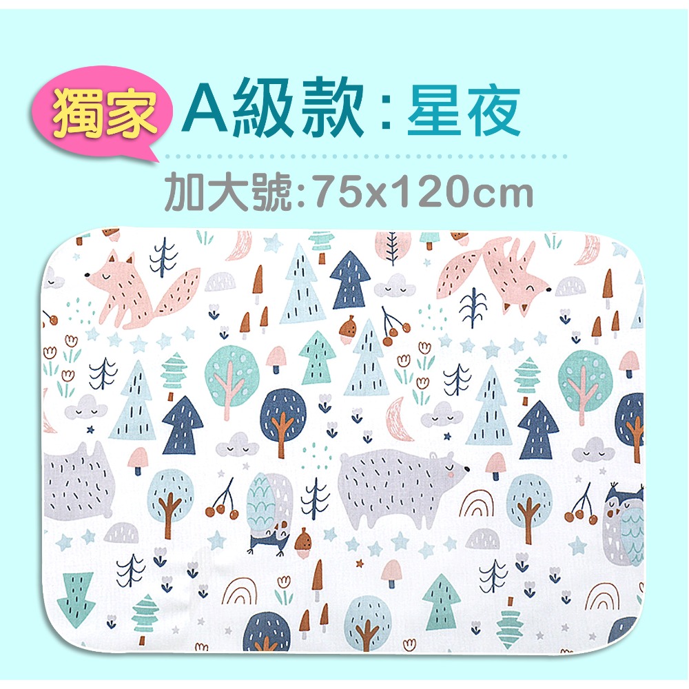蝦皮8折價〘烏咪之舖〙獨家三層防水墊75x120cm隔尿墊.尿布墊.寵物墊.看護墊-規格圖4