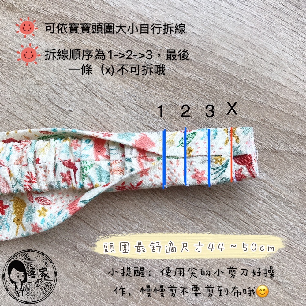 【粉橘小花】圍兜 髮帶 奶嘴鍊 奶嘴防塵套 平安符袋 六層紗 手作圍兜 口水巾 寶寶穿搭-細節圖6