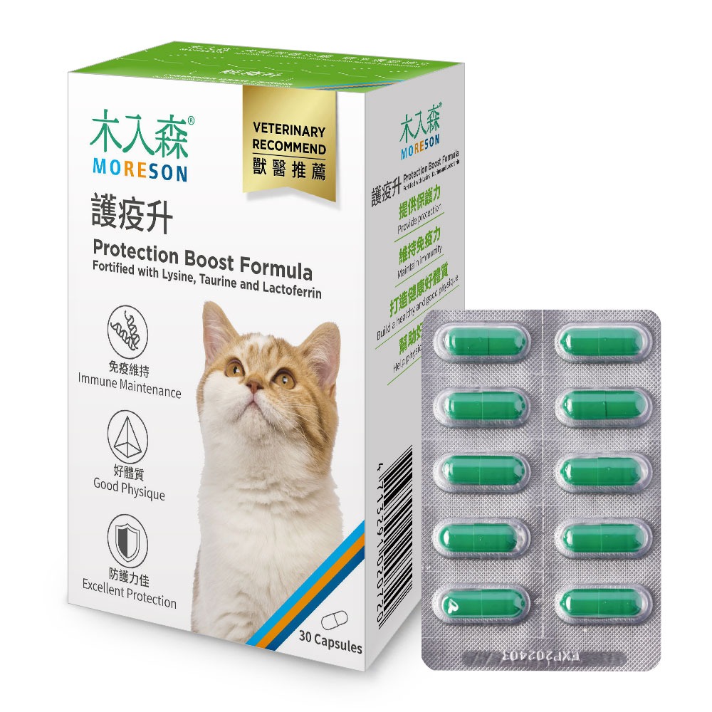 【木入森】貓咪護疫升 ｜30顆｜60顆｜貓咪免疫力保健食品｜離胺酸 牛磺酸 蝦紅素｜適合老貓 挑食貓-規格圖8