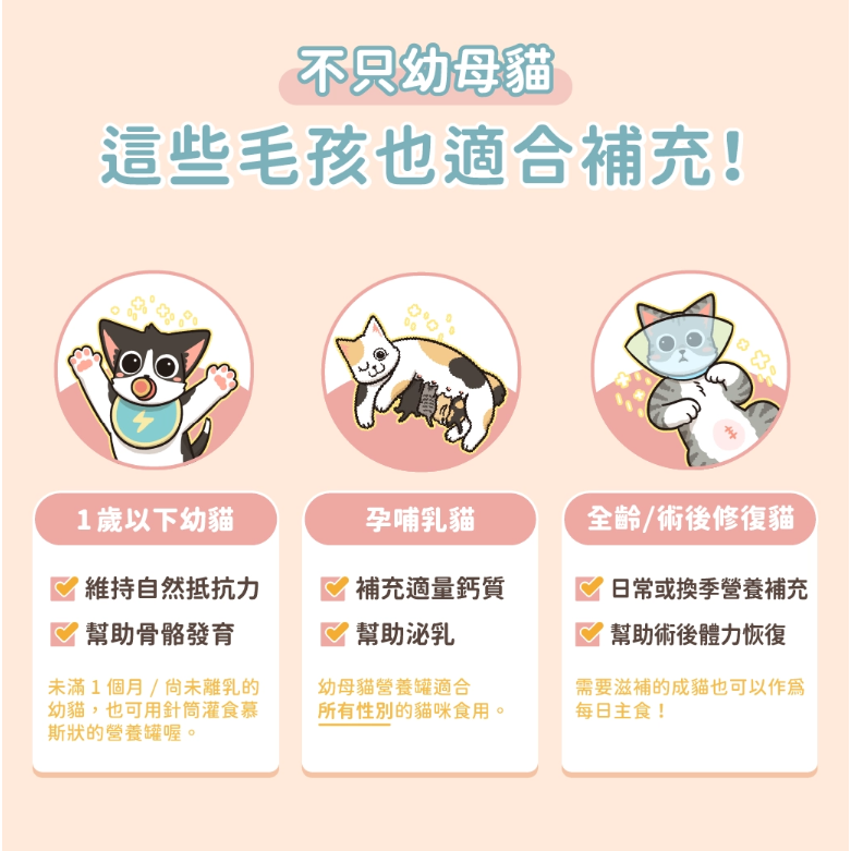 【汪喵星球】幼母貓98%營養無膠主食罐  幼貓罐 幼貓 貓主食 無膠 【單罐80G&165G】-細節圖4