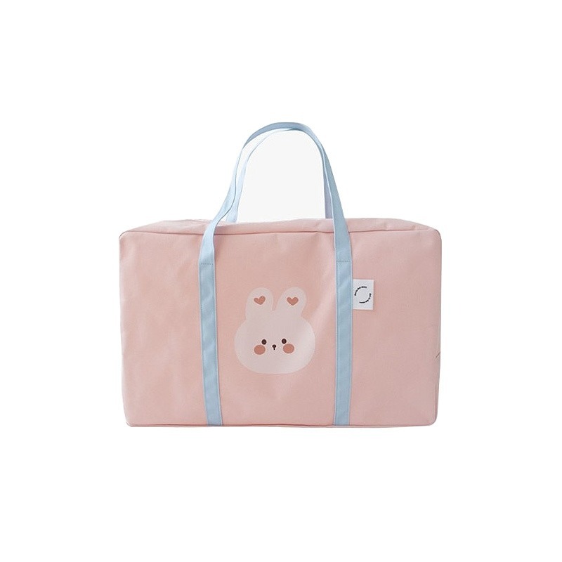 大容量幼兒園棉被衣物收納袋 防塵手提袋 輕便行李包-規格圖8