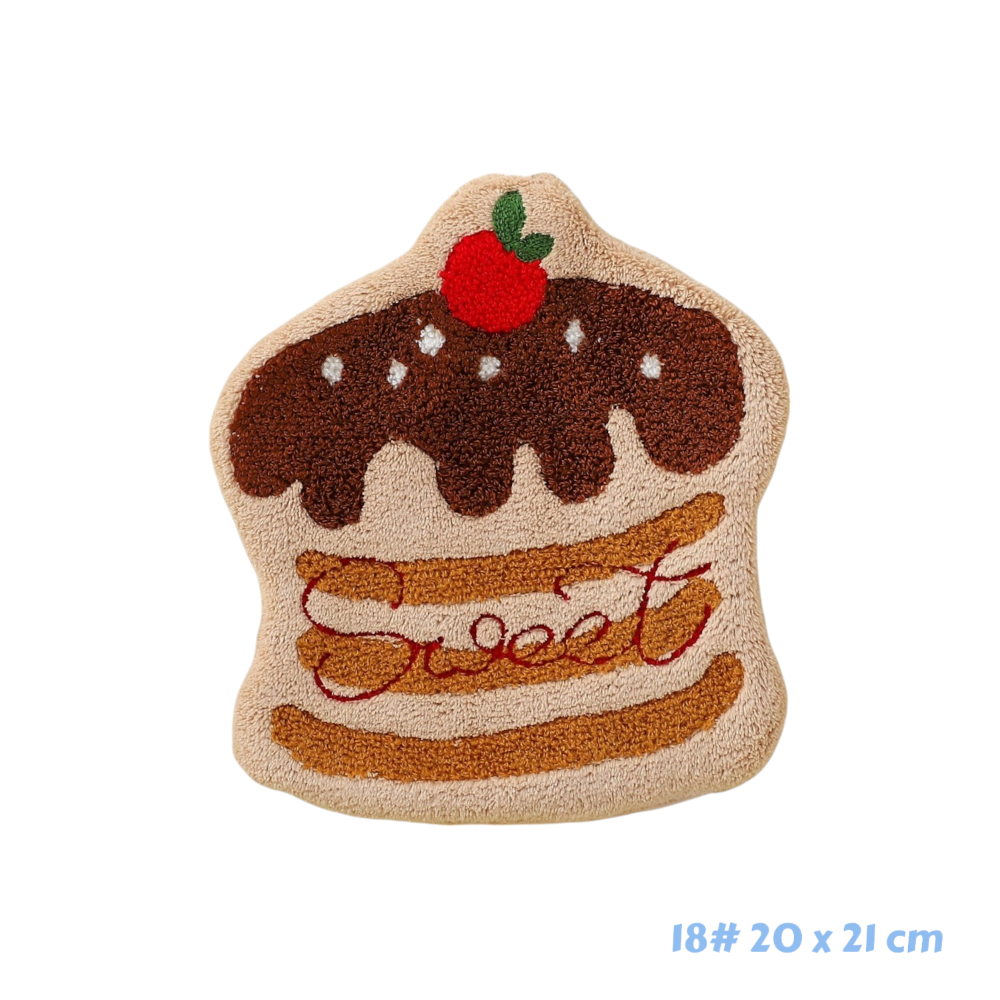 可掛式珊瑚絨萌趣可愛擦手巾 可愛動物花朵甜點廚房浴室洗手擦手巾-規格圖3