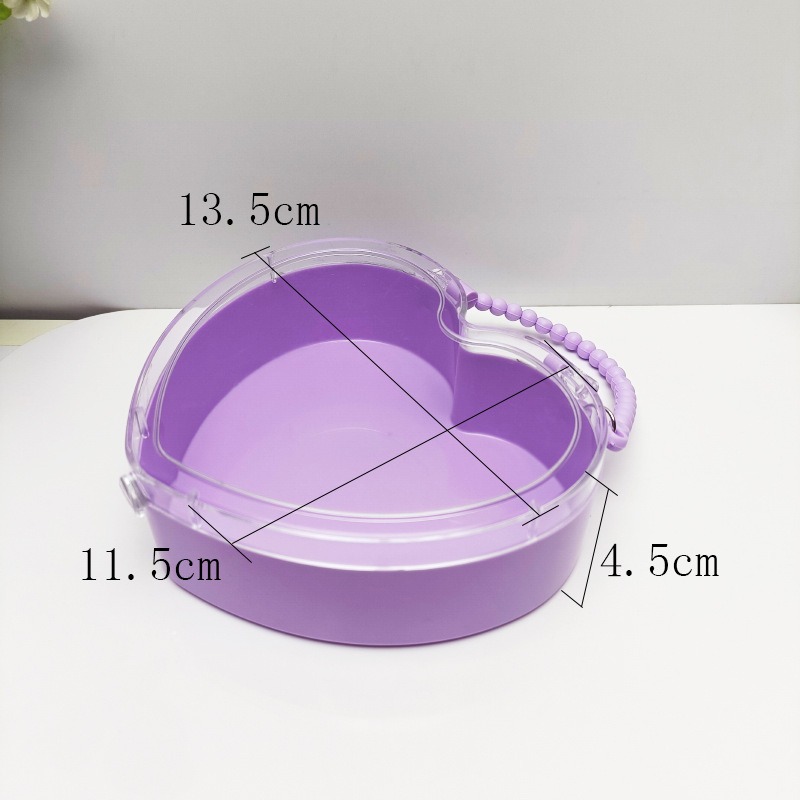 甜美淑女心形手提盒 兒童飾品收納盒-細節圖5