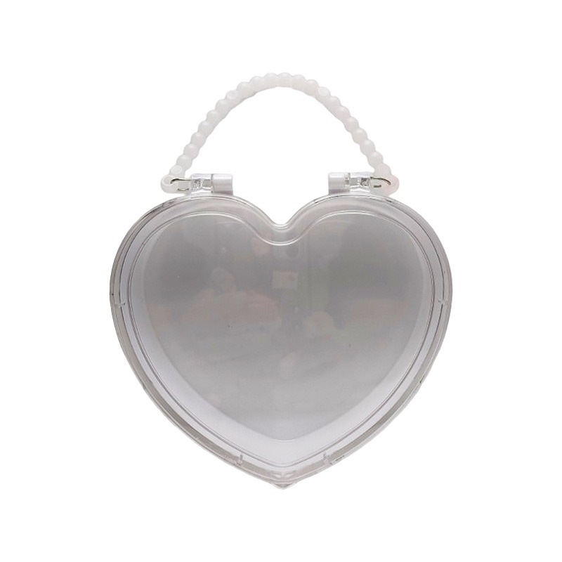 甜美淑女心形手提盒 兒童飾品收納盒-規格圖5