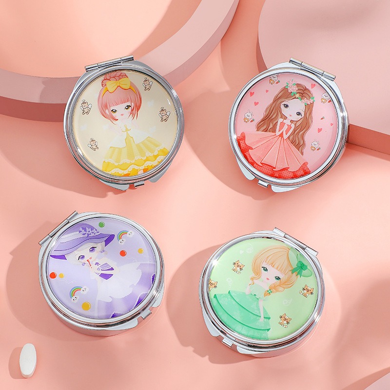 圓形迷你三格藥盒 / 首飾收納盒 (分格可拆)-細節圖2