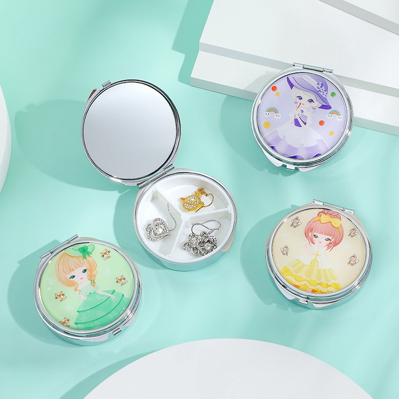 圓形迷你三格藥盒 / 首飾收納盒 (分格可拆)-細節圖4