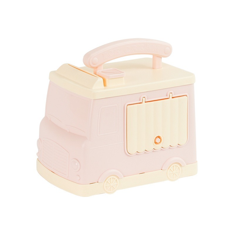 創意造型手提可愛小汽車存錢罐 網紅儲蓄存錢罐 隨機附2張貼紙+7枚貼片-規格圖8