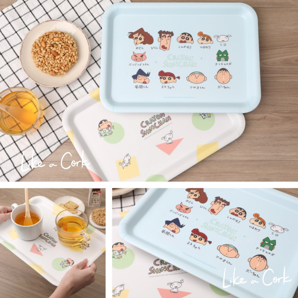 正版蠟筆小新美耐皿托盤 / 蠟筆小新托盤 / 蠟筆小新餐盤 / 蠟筆小新盤子-細節圖2