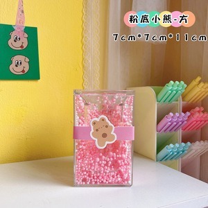 方形壓克力雙層泡泡筆筒 / 療癒紓壓繽紛彩色泡泡球筆筒-規格圖2