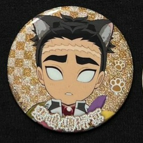 鬼滅之刃 南嘉堂 貓耳 徽章 時透無一郎 伊黑小芭內 甘露寺蜜璃 胡蝶忍 不死川實彌 不死川玄彌 香奈乎 悲鳴嶼行冥-規格圖1